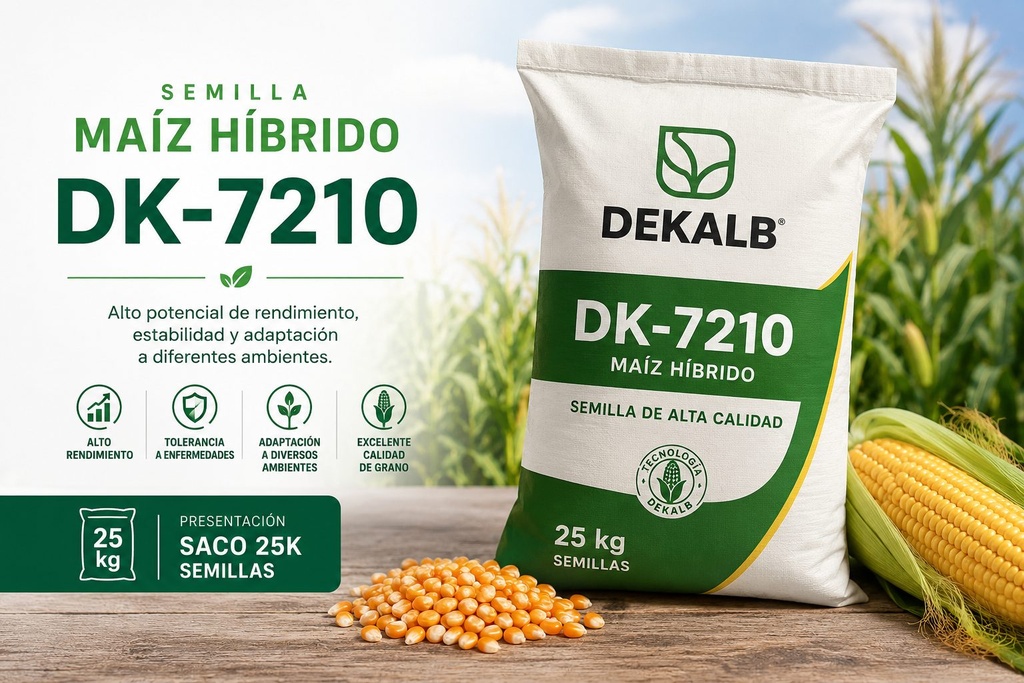 [SEM-001] Hybrid Maize Seed DK-7210 (bag of 25k seeds)